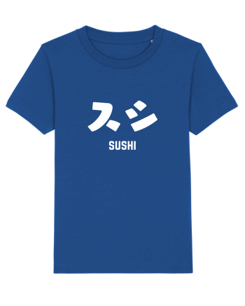 Sushi Katakana (alb) Majorelle Blue