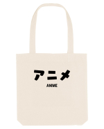Anime Katakana (negru) Sacoșă textilă