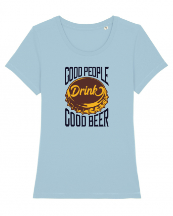 Good People drink Good Beer Sky Blue