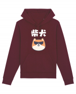 Shiba Inu Kanji (alb) Hanorac Unisex Drummer