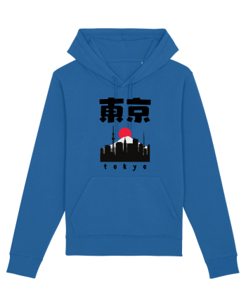 Tokyo Black Silhouette Royal Blue