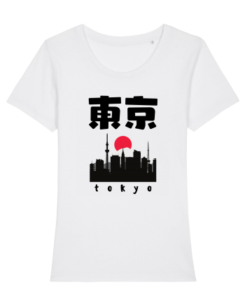 Tokyo Black Silhouette White