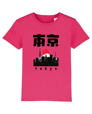 Tokyo Black Silhouette Raspberry