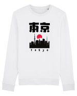 Tokyo Black Silhouette Bluză mânecă lungă Unisex Rise
