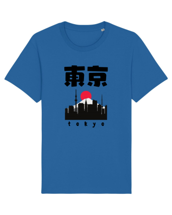 Tokyo Black Silhouette Royal Blue