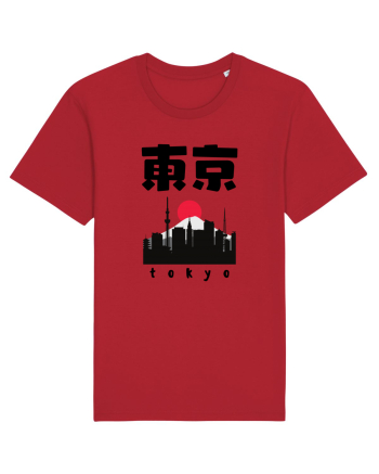 Tokyo Black Silhouette Red