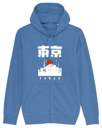 Tokyo White Silhouette Bright Blue