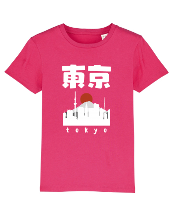 Tokyo White Silhouette Raspberry
