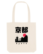 Kyoto Black Silhouette Sacoșă textilă