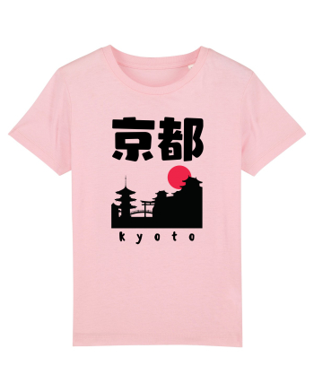 Kyoto Black Silhouette Cotton Pink