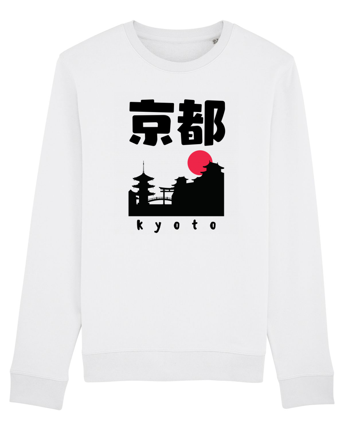 Bluză mânecă lungă Unisex Rise White