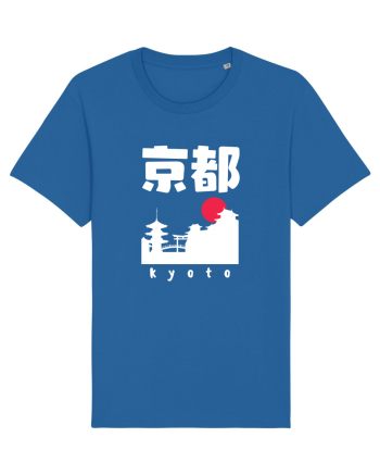 Kyoto White Silhouette Royal Blue