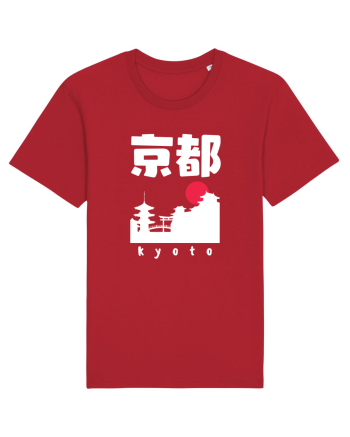 Kyoto White Silhouette Red