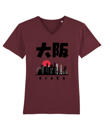 Osaka Black Silhouette Burgundy