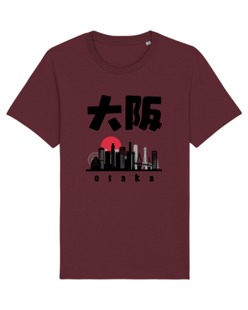 Osaka Black Silhouette Burgundy