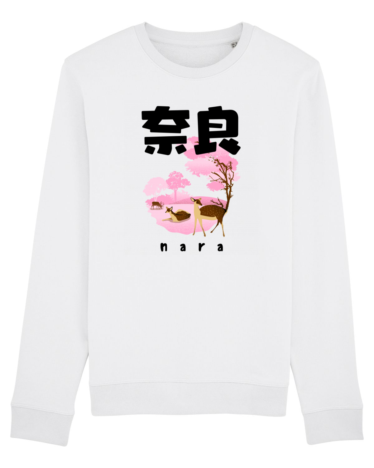 Bluză mânecă lungă Unisex Rise White