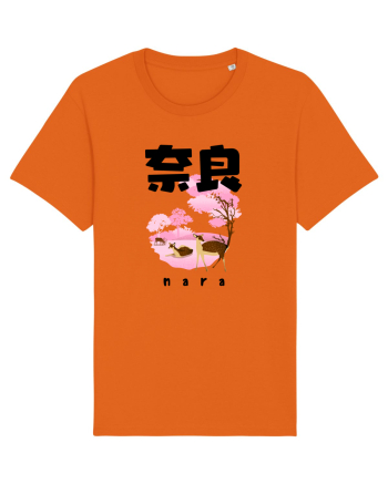 Nara Black Silhouette Bright Orange