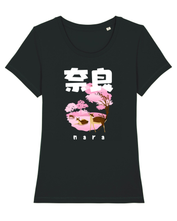 Nara White Silhouette Black