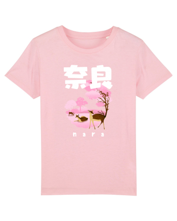 Nara White Silhouette Cotton Pink
