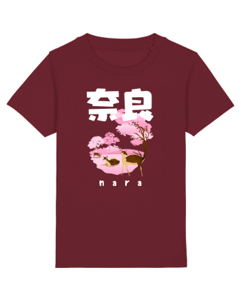 Nara White Silhouette Burgundy