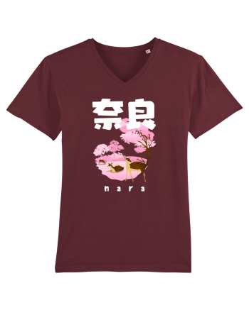 Nara White Silhouette Burgundy