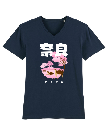 Nara White Silhouette French Navy