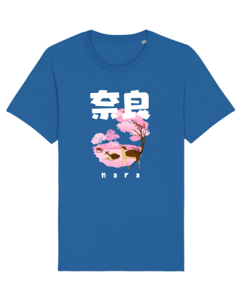 Nara White Silhouette Royal Blue