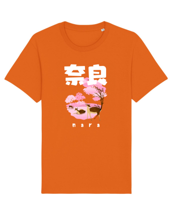 Nara White Silhouette Bright Orange