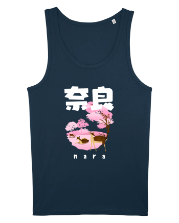 Nara White Silhouette Navy