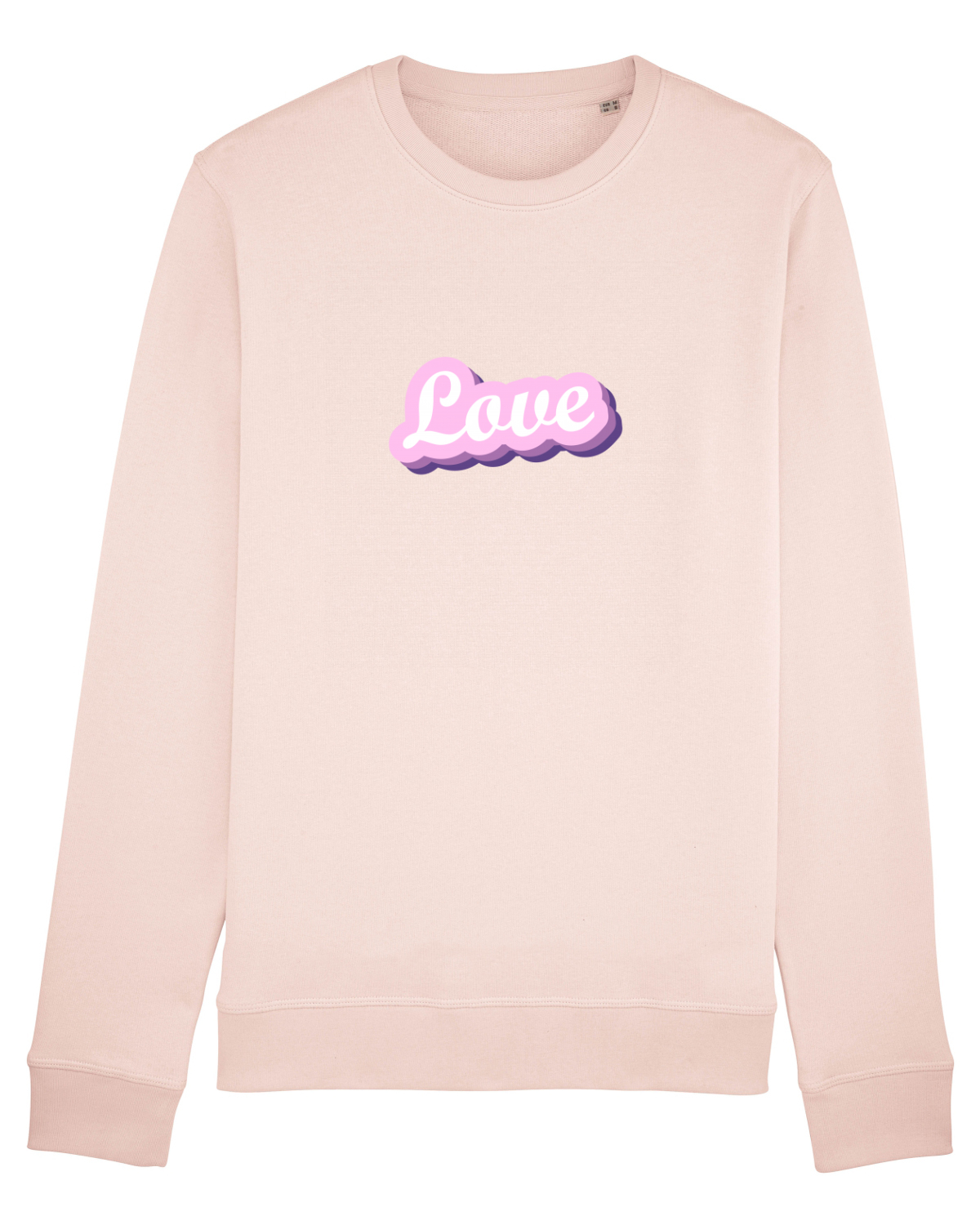 Bluză mânecă lungă Unisex Rise Candy Pink
