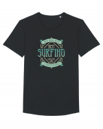 Best Surfing Catch the Wave Tricou mânecă scurtă guler larg Bărbat Skater