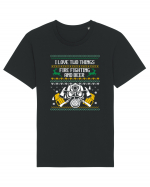 I Love Two Things Fire Fighting And Beer Tricou mânecă scurtă Unisex Rocker