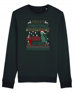 Meowy Christmas Merry Christmas Cat Bluză mânecă lungă Unisex Rise