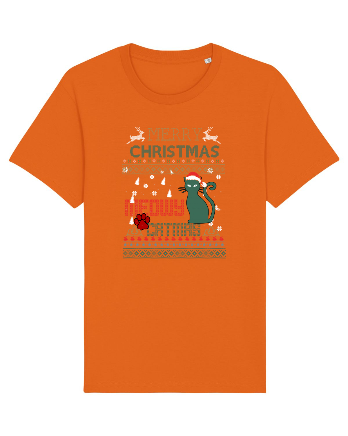 Tricou mânecă scurtă Unisex Rocker Bright Orange