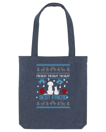 Meowy Meowy Meowy Xmas Best Friends Midnight Blue