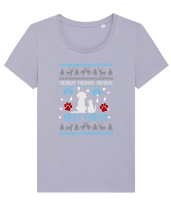 Meowy Meowy Meowy Xmas Best Friends Lavender