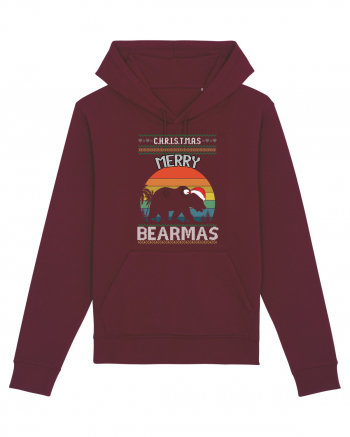 Merry Bearmas Burgundy