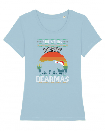 Merry Bearmas Sky Blue