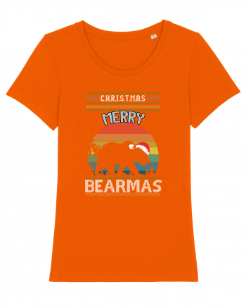 Merry Bearmas Bright Orange