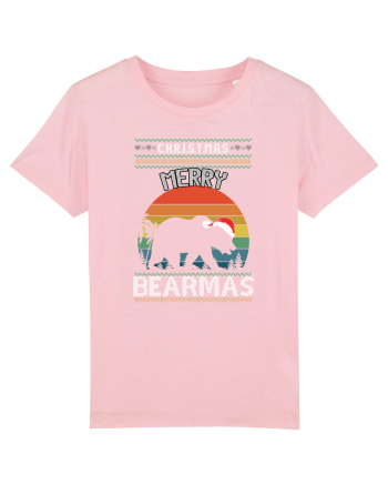 Merry Bearmas Cotton Pink