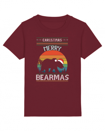 Merry Bearmas Burgundy