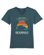 Merry Bearmas Tricou mânecă scurtă guler V Bărbat Presenter