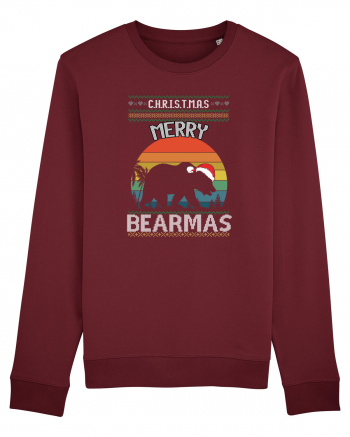 Merry Bearmas Burgundy