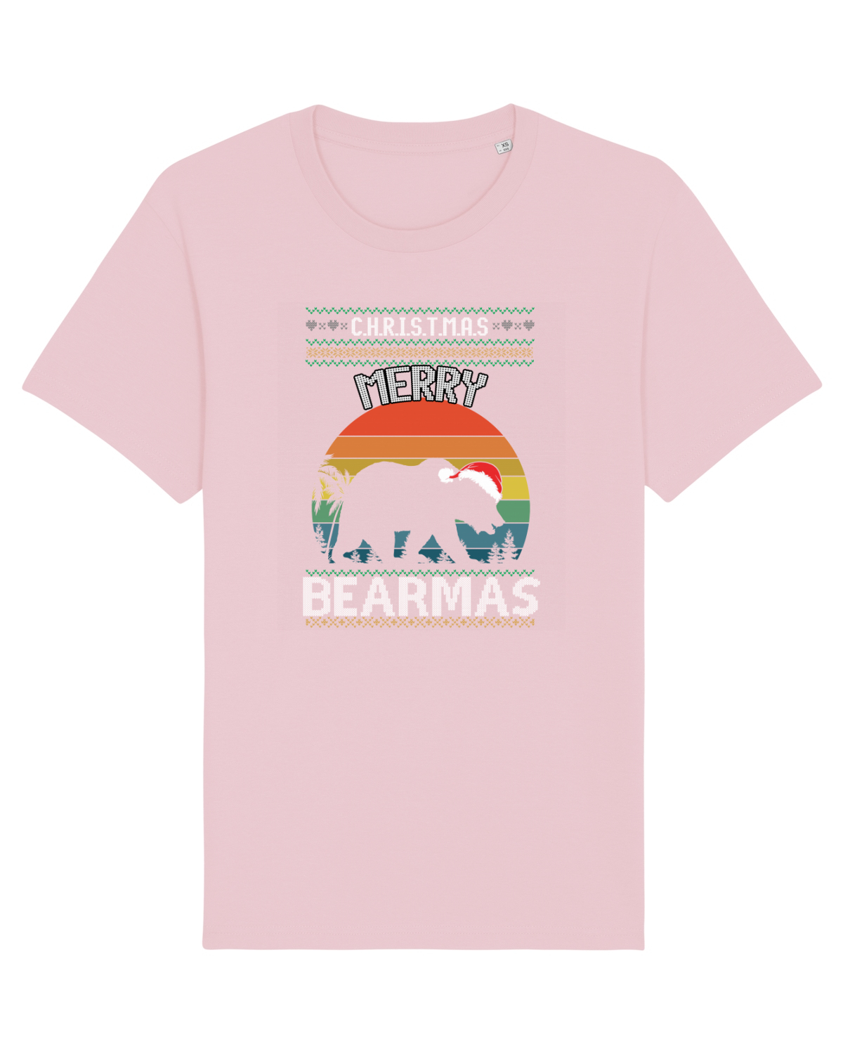 Tricou mânecă scurtă Unisex Rocker Cotton Pink