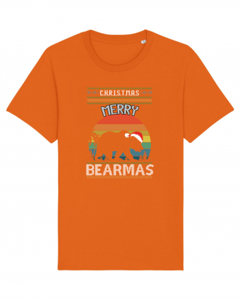 Merry Bearmas Bright Orange