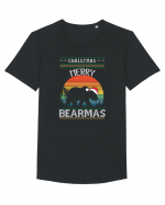 Merry Bearmas Tricou mânecă scurtă guler larg Bărbat Skater