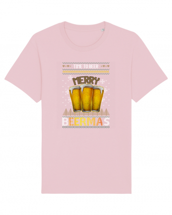 Merry Beermas Time To Beer Cotton Pink