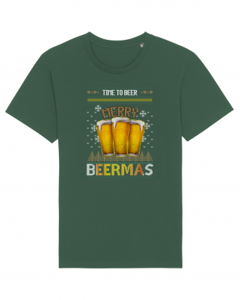 Merry Beermas Time To Beer Bottle Green