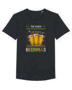 Merry Beermas Time To Beer Tricou mânecă scurtă guler larg Bărbat Skater