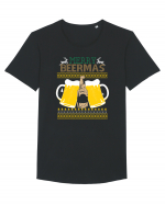 Merry Beermas Tricou mânecă scurtă guler larg Bărbat Skater